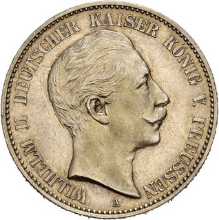 Künker: Preussen Wilhelm II. 2 Mark 1888 A Silber Top!