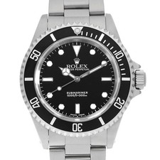 Rolex ROLEX SUBMARINER No Date 14060M black Y Number second hand mens