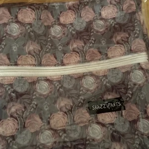 Brolly Sheets SnazziPants Wet Bag Large with Handle ~ Vintage Rose 65x40cm ~ New