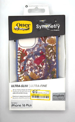 OtterBox - FOR iPhone 16 Plus Case - Floral Purple - A16