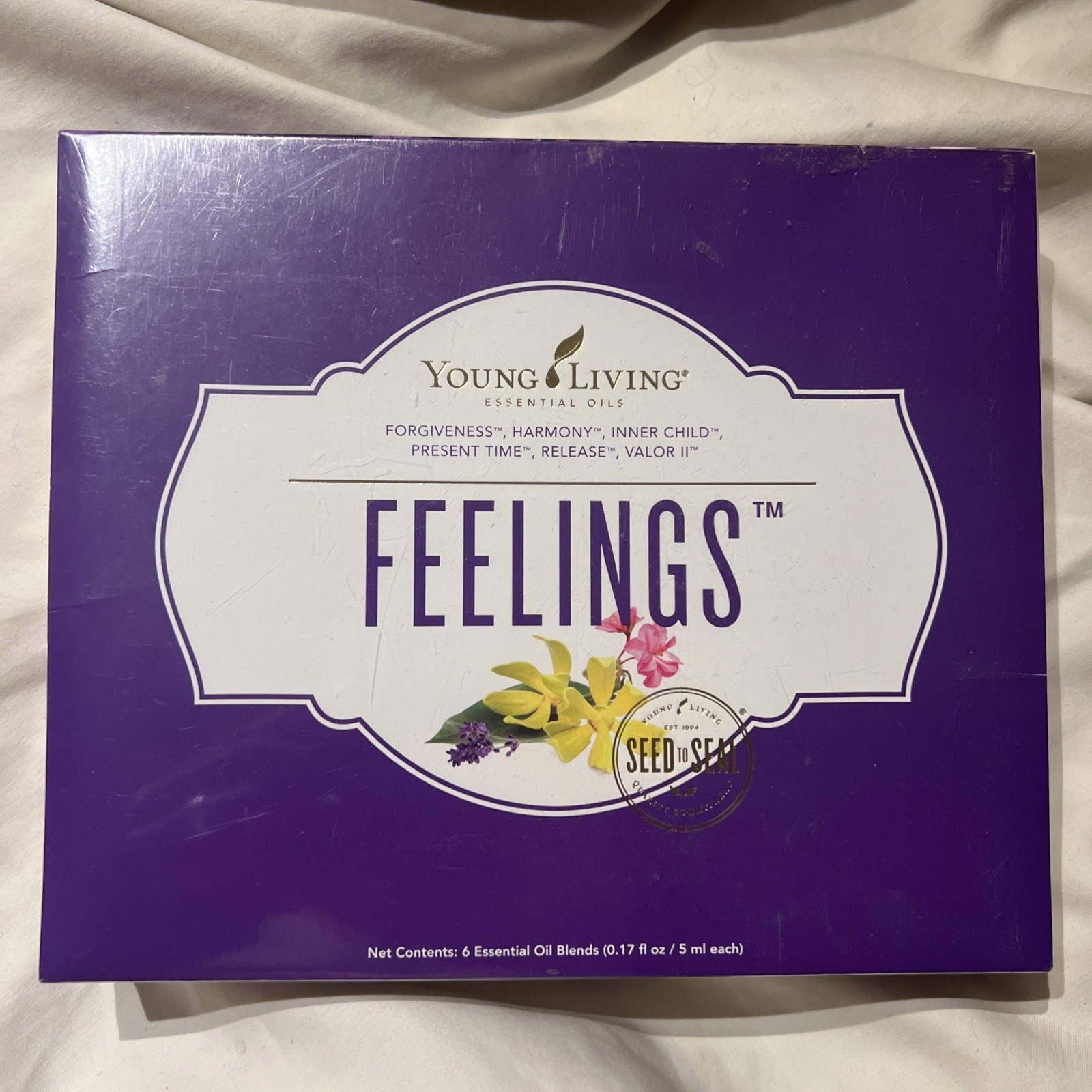 Young Living Feelings Essential Oils Set with 6 Popular Blends - New Arrival