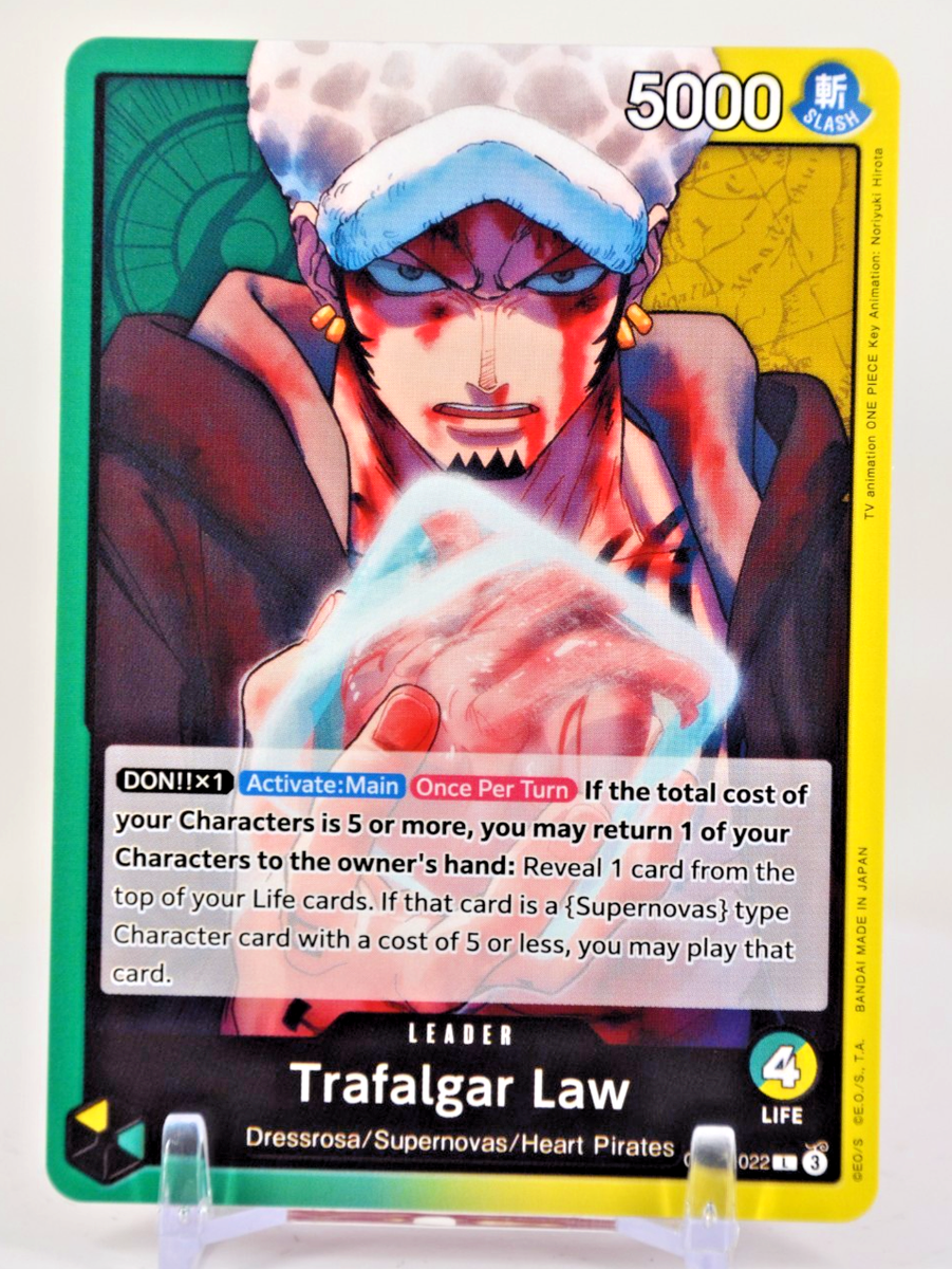 OP10-022 Trafalgar Law (L) Royal Blood One Piece CCG | eBay