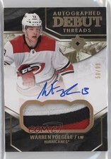 2018-19 Ultimate Collection Debut Threads 50/99 Warren Foegele Patch Auto 2rd