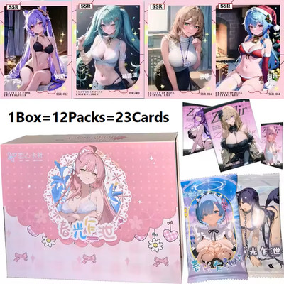 Happy Together Goddess Wife12 Pack Booster Box Spicy Waifu Trading Card's Anime