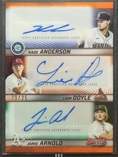 2025 BOWMAN'S BEST ⚾️⚾️ TA-ADA JAMIE ARNOLD/KADE ANDERSON/LIAM DOYLE SP /25