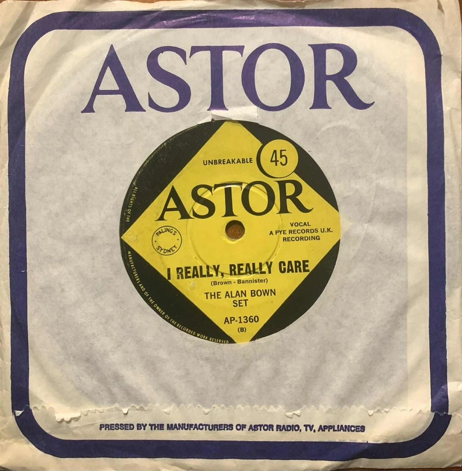 Alan Bown Set Gonna Fix You Good / I Really, Really Care Astor Soul Funk Oz 45 - Bild 2 von 2