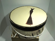 Emily Adams Hat Storage Box with Lid Cardboard 12" Diameter Couture Dress