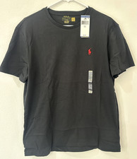 Polo Ralph Lauren Men's T-Shirt Black Size M Classic Fit Pony Logo Tee NWT
