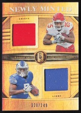 2020 Gold Standard Newly Minted 220/249 D'Andre Swift Clyde Edwards-Helaire JM9