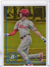 LOGAN CERNY 2022 Bowman Heritage Rookie Prospect YELLOW REFRACTOR #BHPC-65 43/75