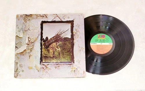1977 Led Zepplin IV Runes Vinyl LP Atlantic Records SD 19129 Record VG