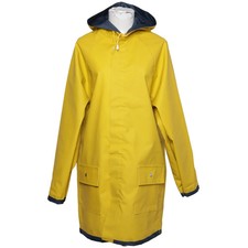 Regenmantel, Damen, Größe: M/L, Gelb/Blau #PQG