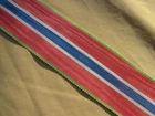 Ribbon Cup Medal Hostages Civilian Prisoners 1914 - 1918 Antique Weaving