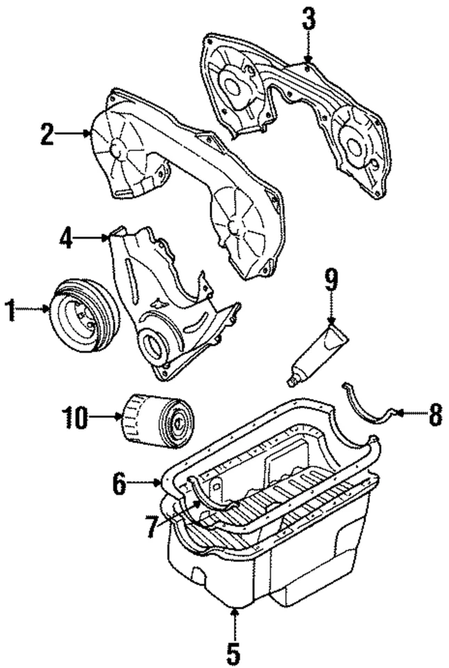 Filtro de aceite genuino Nissan motores RB KA & VG 15208-55Y0A Foto 4 de 4