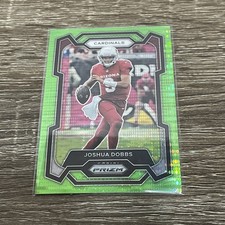2023 Prizm Green Pulsar Joshua Dobbs Arizona Cardinals #3