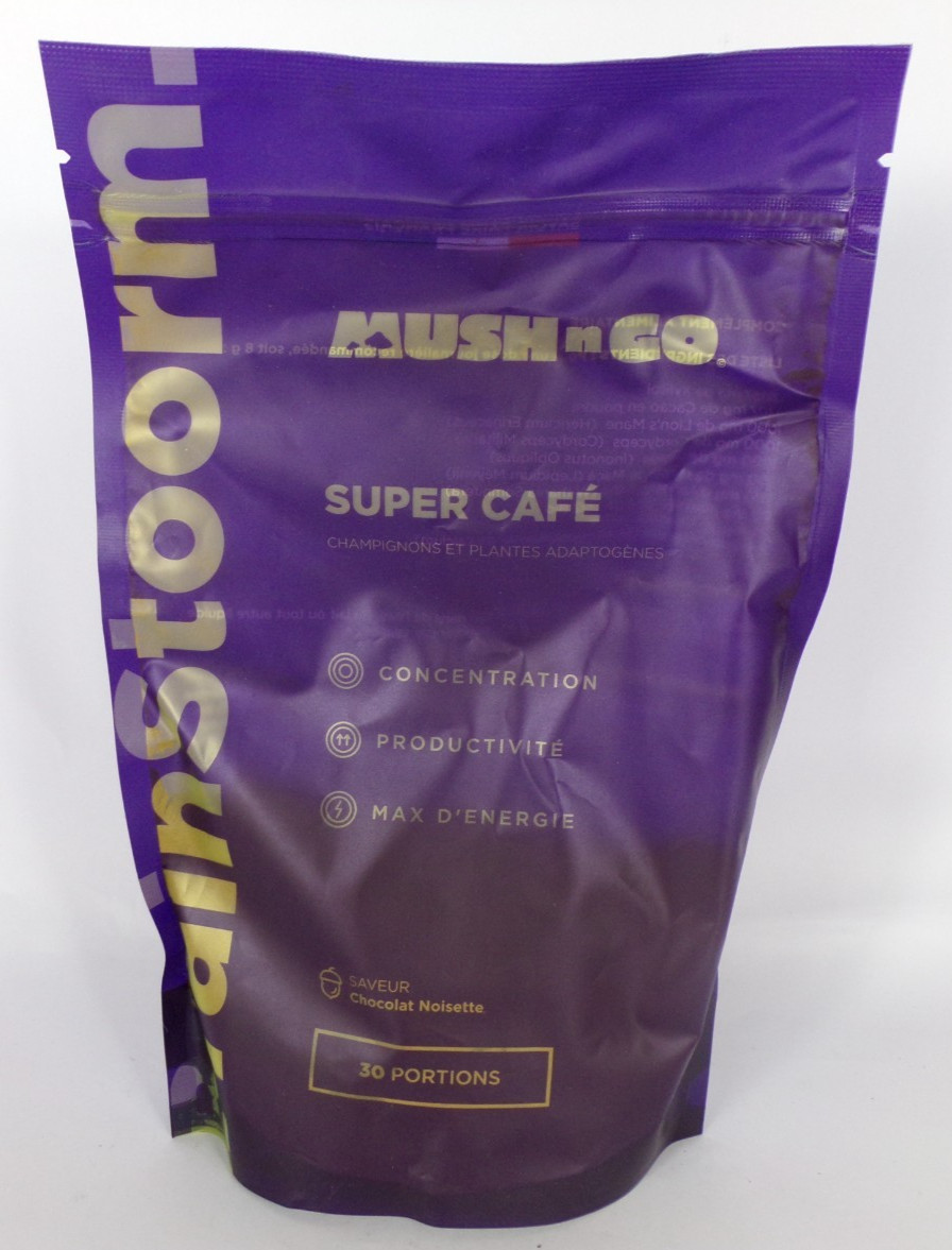 BRAINSTOORM MUSH N CO SUPER CAFE CHOCOLAT/NOISETTE 240GR 11/2026