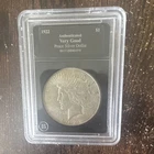 1922 Peace Silver Dollar Very Good Grade Certified Circulated Business Strike