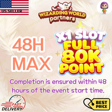 Monopoly Go Partners Event WIZARDING WORLD- Cheapest x1 Full Carry 80k Point   