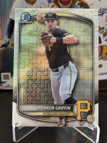 New Listing2025 Bowman Draft - Chrome Konnor Griffin #BDC-102 Mojo Refractor (RC)