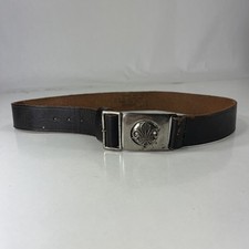 Vintage Antique Brown Leather Scout Belt - Youth/Kids Size 24