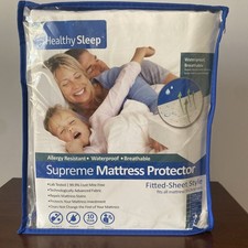 Healthy Sleep Supreme Mattress Protector Queen Waterproof Breathable