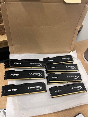 HyperX Fury 8GB (2 x 4GB) DIMM DDR3 1600 (PC3 12800) Memory (HX316C10FBK28)