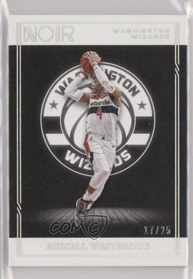 2020 Panini Noir Association Edition Holo Silver 17/25 Russell Westbrook #57 j3z