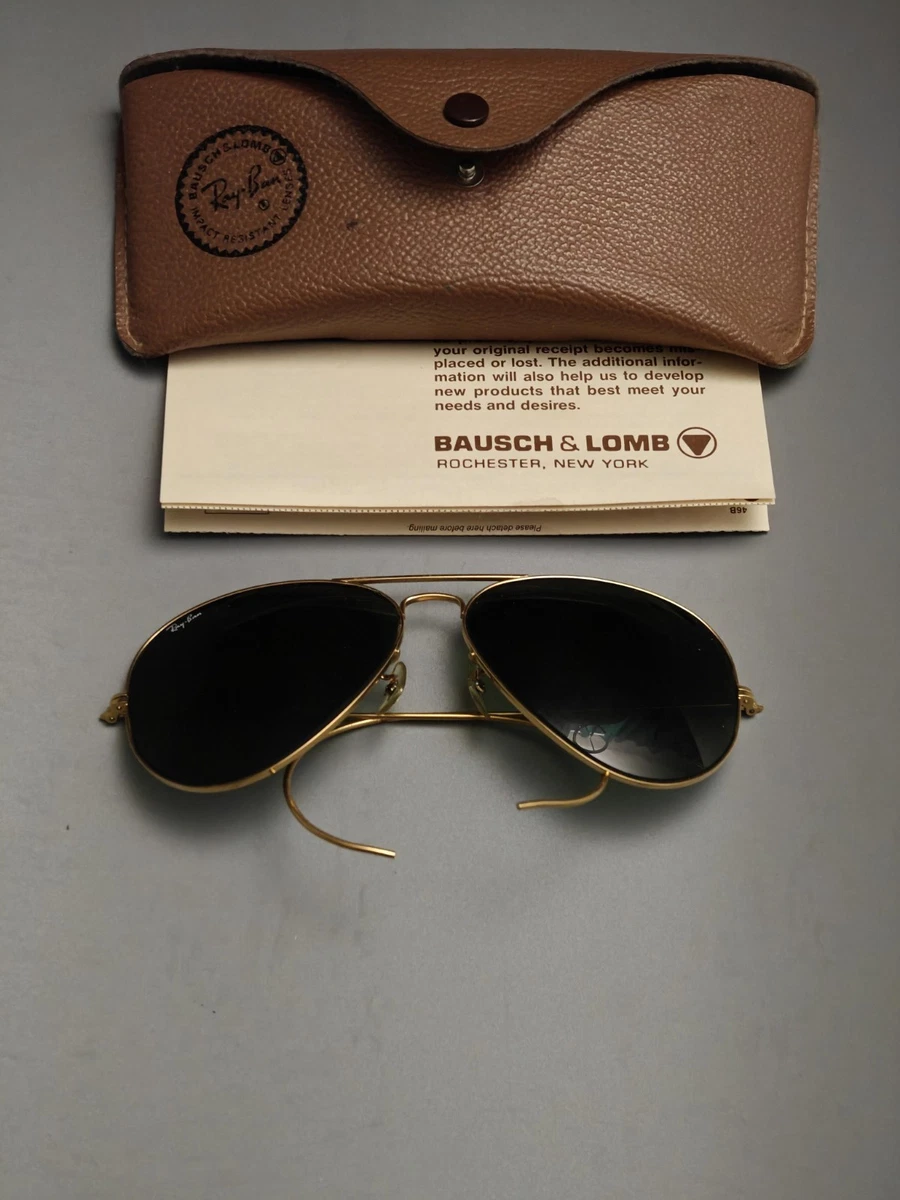 Ray-Ban Gold Vintage Sunglasses for sale | eBay