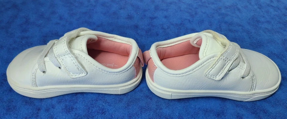 CARTERS Baby Girls Slip On Shoes SIZE 4 White Model JY21D05H - Image 3 of 4