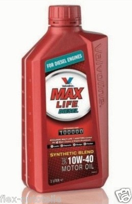 1l Valvoline Max Life Diesel vollsynth. 10W40 Motoröl für VW Audi Mercedes Fiat