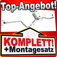 Auspuff mit Rohr Mitte für CHEVROLET CRUZE (J308) 1.4 140PS Kombi
