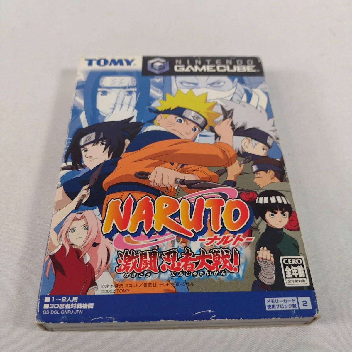 Naruto Clash of Ninja- Nintendo GameCube Game CIB Complete