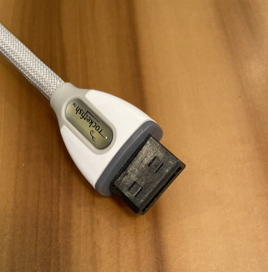 ROCKETFISH Braided Metal Tip Nintendo Wii 8' Foot HD Component Audio