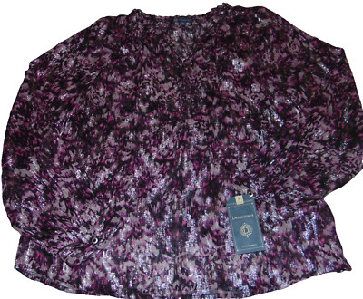 ~NWT Women's DEMOCRACY Long Sleeve Top! Size M Super Cute FS:)~