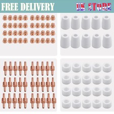 100PCS Air Plasma Cutter Consumables  Kit For PT-31 LG-40 Torch CUT40 CUT50