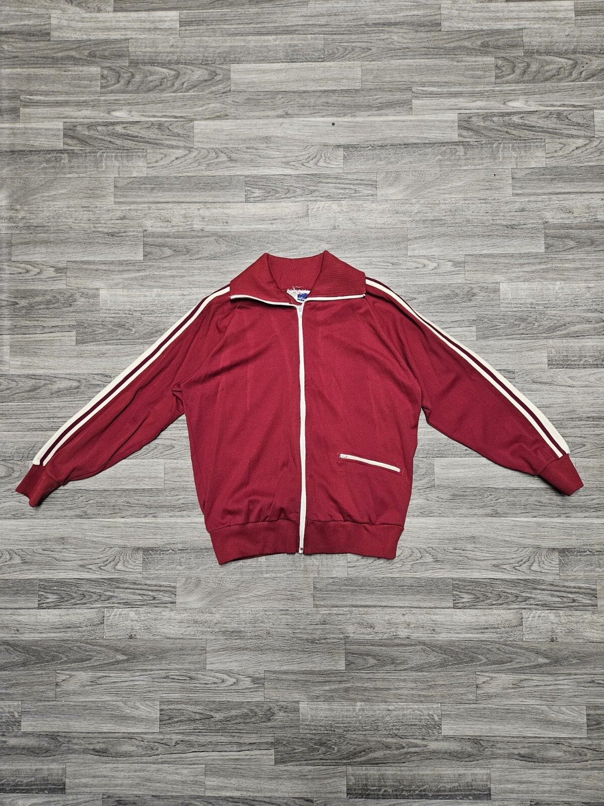 Vintage 70s White Stag Speedo Tracksuit Red Jacket Size Large