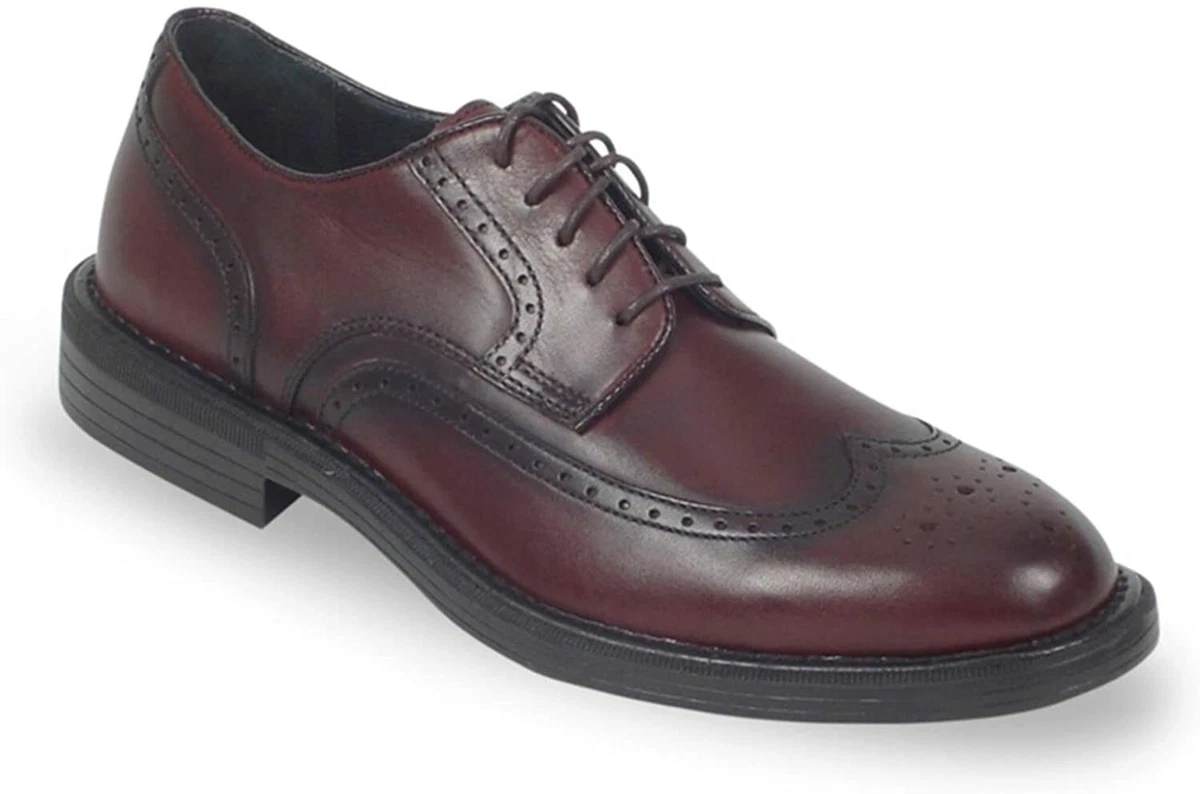 Deer Stags Burgundy Men\'s Oxfords Deer Stags Dress Shoes I main image 2