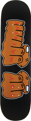 TOY MACHINE FISTS NEW 001 SKATEBOARD DECK-9.0 ASSORTED