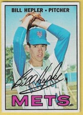 1967 Topps Bill Hepler Mets #144