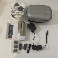 No No Pro Deluxe Hair Removal System w/ Accessories  Case Tested Working