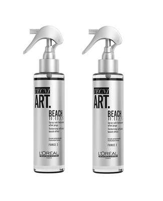 L'Oreal Tecni Art Beach Waves Texturizing Salt Spray 150ml 2er Pack