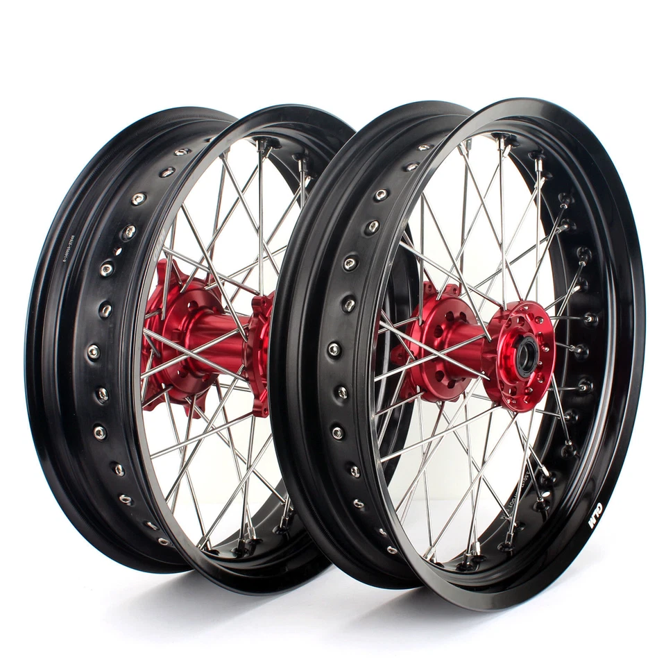 Juego de adaptadores de rotores de rueda para Honda 17" Supermoto CRF250R CRF450R CRF250X CRF450X Foto 2 de 4