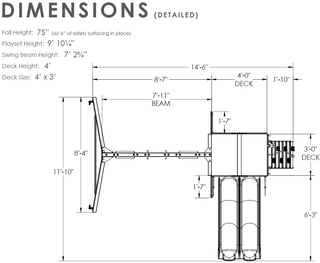 NEW Gorilla Playsets Playmaker Deluxe Wooden Swing Set with Vinyl Canopy Roof eBay