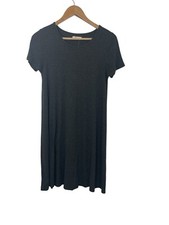 Madewell Women's Size Small Swingy Tee T-Shirt Dress Gray