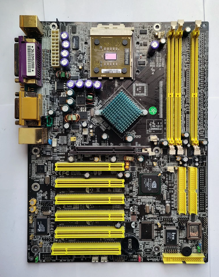 Chaintech 7NJL1 Apogee Mobo with Athlon XP 2600+ CPU and 2GB RAM - Test OK! - Image 2 of 4