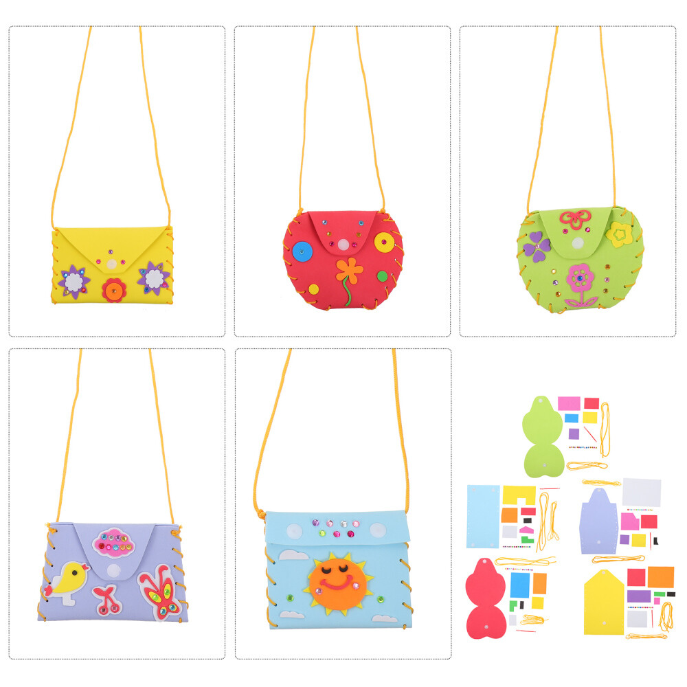 Children's Sewing Kit 5 Sets of DIY Bags for Kids eBay