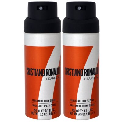 Cristiano Ronaldo Fearless 2 x 150 ml Body Spray Körperspray Körper Spray Set
