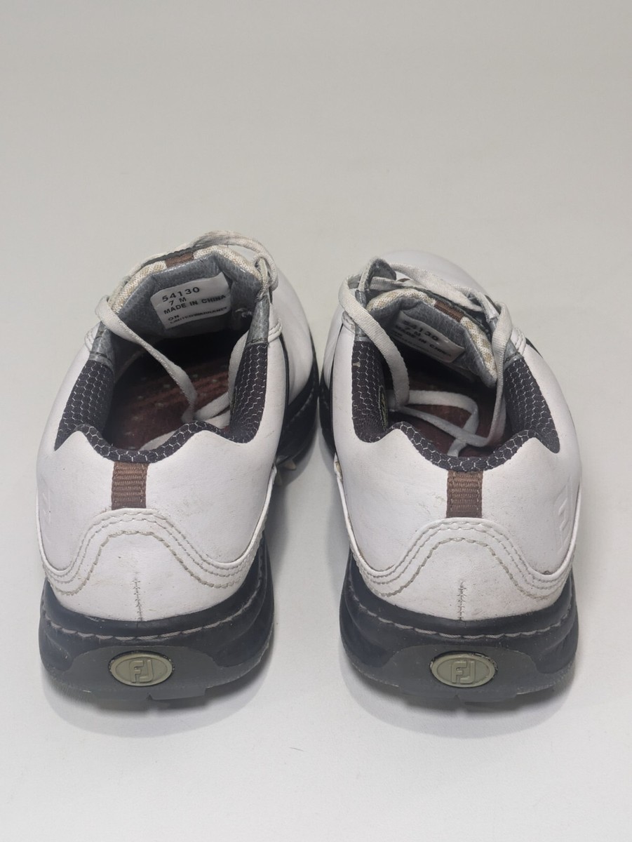 FootJoy Contour Golf Shoes 54130 White / Brown - 7 US | eBay