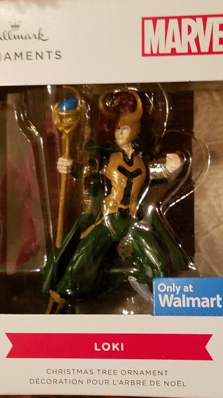 Hallmark Ornament  Red Box  ~  LOKI  -  MARVEL