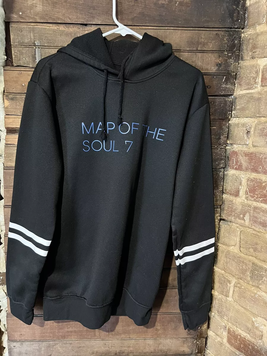 BTS Map of the Soul 7 Tour Hoodie Sweatshirt K-POP Jacket Size XL